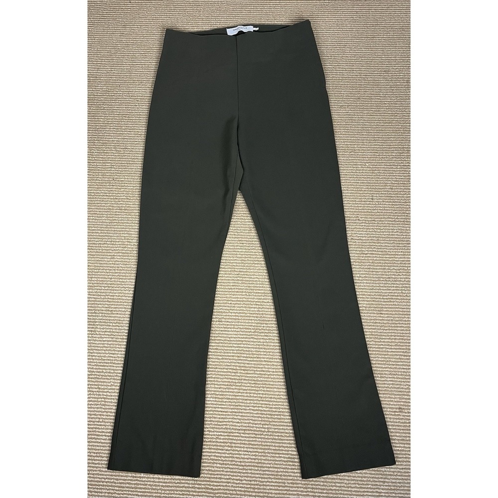 MM. La Fleur Women Green Ankle Dress Pants Size 10 Zip Side - Picture 1 of 14